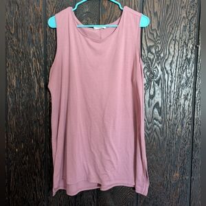 Zenana Outfitters Sleeveless Tank in Dusty Mauve